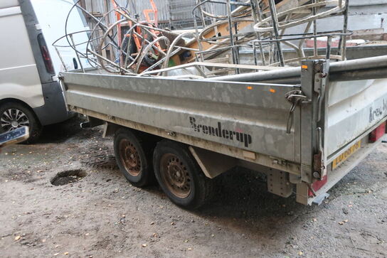 Tip Trailer BRENDERUP 3000 kg (uden indhold!)