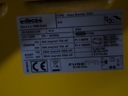 Batteribooster DECA 4500