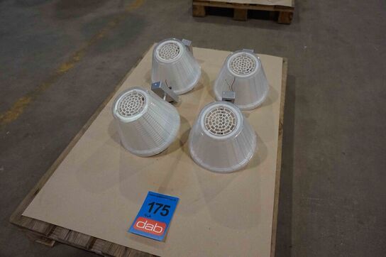 4 stk Marset Væglamper Hvid/alustel (MOMSFRI)