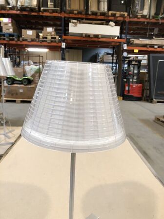 8 stk Marset Bordlamper Hvid/alustel (MOMSFRI)