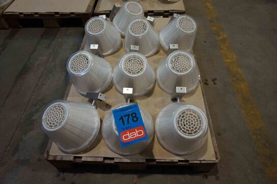 10 stk Marset Væglamper Hvid/alustel (MOMSFRI)