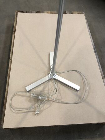 2 stk Marset Standerlamper Hvid/alustel (MOMSFRI)