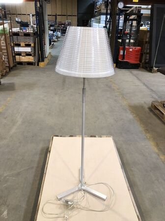 4 stk Marset Standerlamper Hvid/alustel (MOMSFRI)