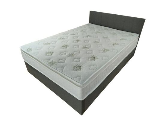 Seng med opbevaring/løftesystem og gavl ( mål 180 x 200)