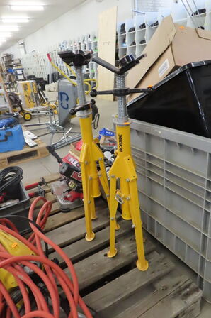 2 stk. Rørstøtter REMS