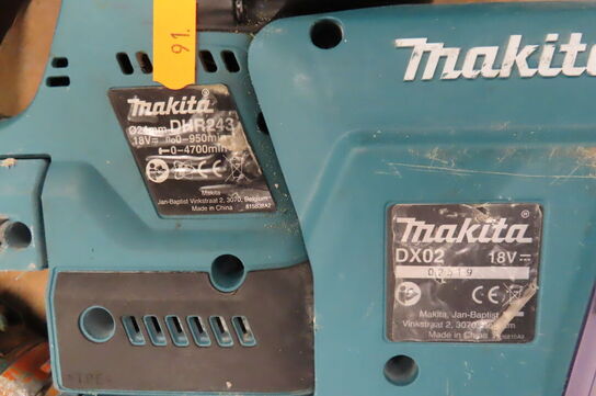 4 stk. Akku-værktøj MAKITA