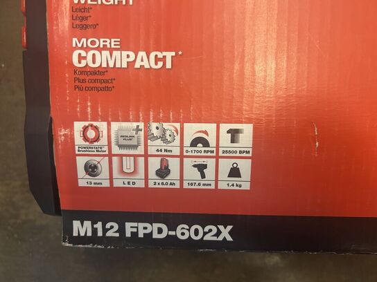 Milwaukee skruemaskine M12 FPD-602X