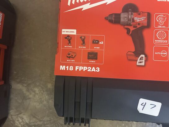 MILWAUKEE Skruemaskinesæt FPP2A3