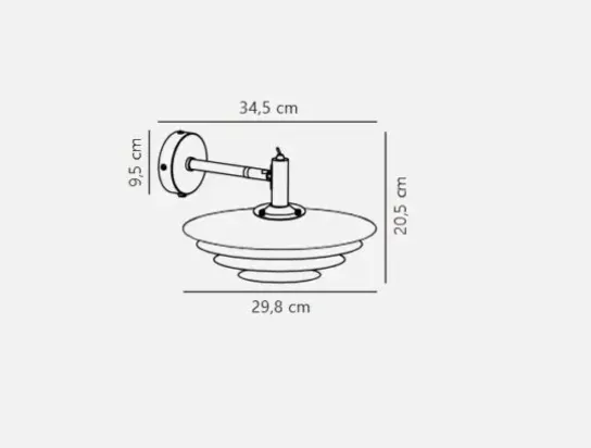 6 stk. nordlux bretagne væglampe grå(ubrugt)