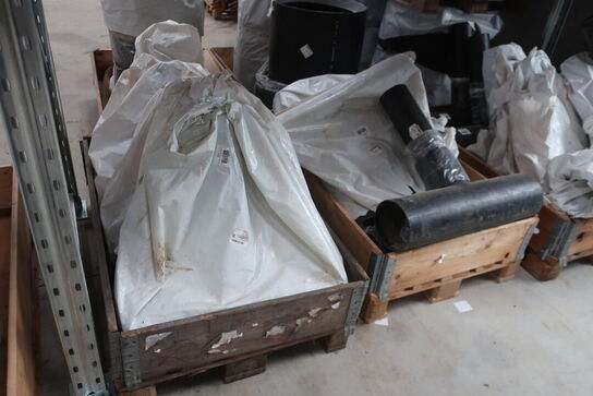 Parti af fjernvarmerør og -fittings