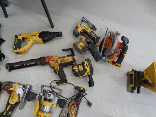 Stort lot accu. værktøj, DEWALT