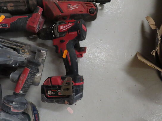 Stort lot accu. værktøj MILWAUKEE