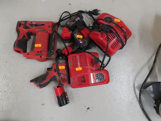 Stort lot accu. værktøj MILWAUKEE