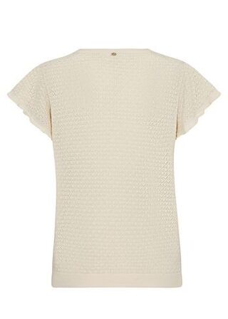 MMGanna Pattern V-neck Knit MOS MOSH Str.: XS