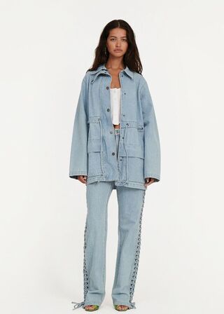 Rotta Laced Straight Leg Jeans ROTATE BY BIRGER CHRISTENSEN Str.: 29