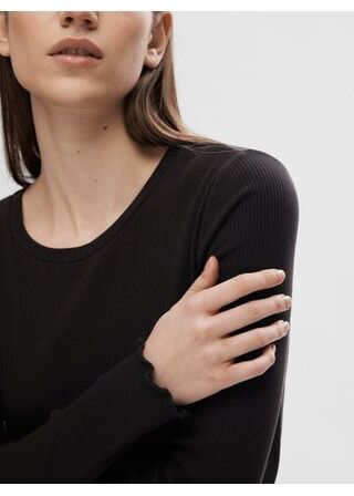 SLFAnna Plain LS Crew Neck Tee SELECTED FEMME Str.: L