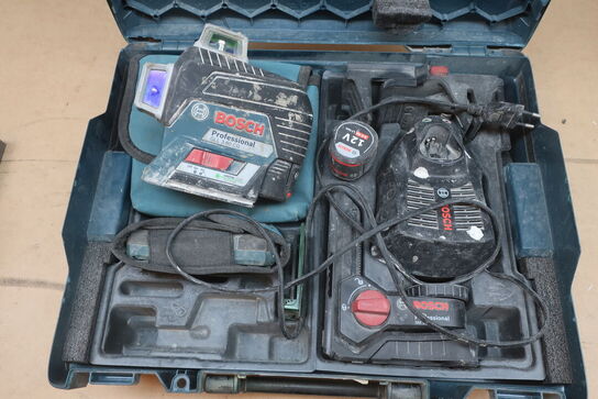 Linjelaser og afstandsmåler BOSCH GLL 3-80 CG, LR 7