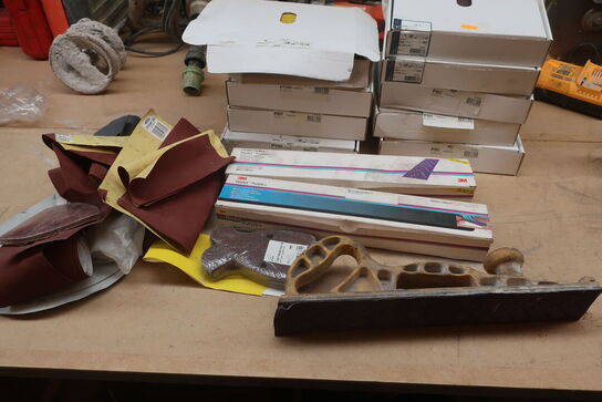 Div. Sliberpapir og slibeklodser