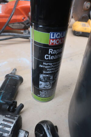 5 stk. trykluft maskiner og topnøgler m.m.