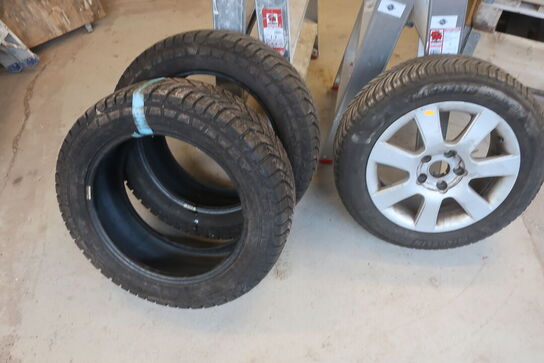 3 stk. dæk MICHELIN 205/55 R16 og 225/55 R17C