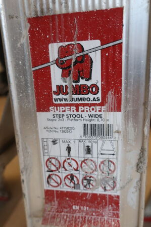 2 stk. trappestiger JUMBO 