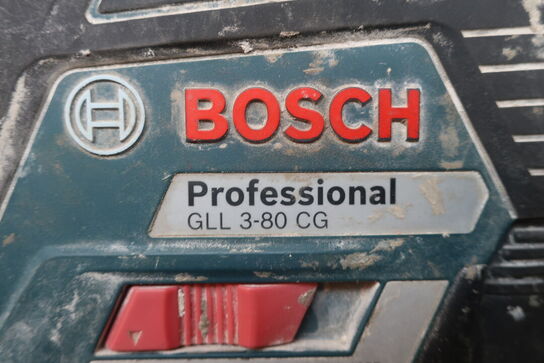Linjelaser og afstandsmåler BOSCH GLL 3-80 CG, LR 7