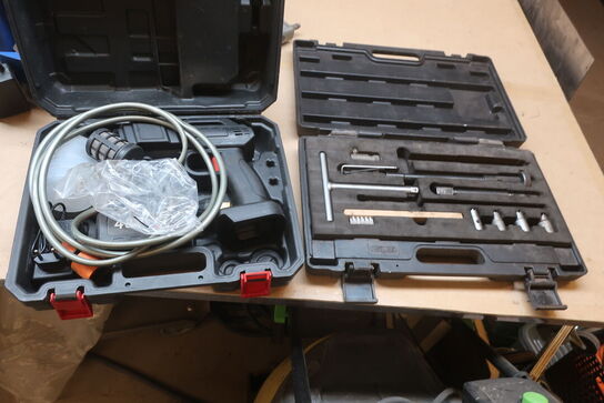 Højtryksrenserpistol og rengørings- og fræseværktøjssæt KS TOOLS