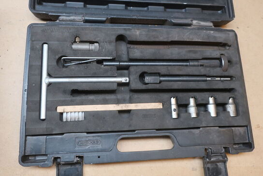 Højtryksrenserpistol og rengørings- og fræseværktøjssæt KS TOOLS