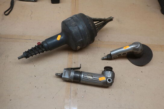 3 stk. trykluftmaskiner 