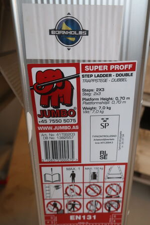 2 stk. trappestiger JUMBO 
