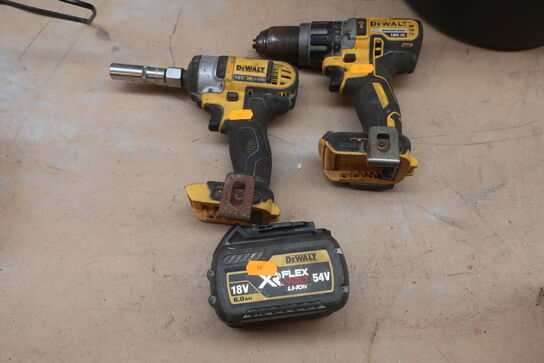 Slagnøgle og skruemaskine DEWALT