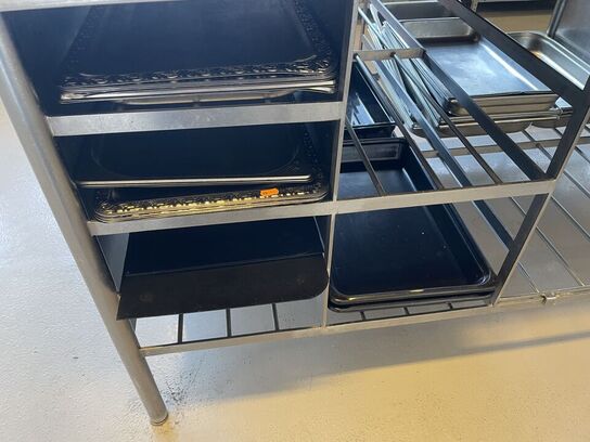 Stålkantiner og serveringsfade