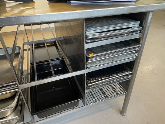 Stålkantiner og serveringsfade