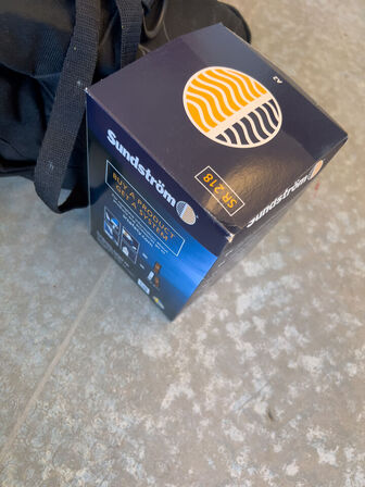 Taske m. SUNDSTRÖM SR200 åndedrætsværn & SR218 filtre