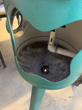 Sandblæser CLEMCO - OBS: Ikke funktionsdygtig!