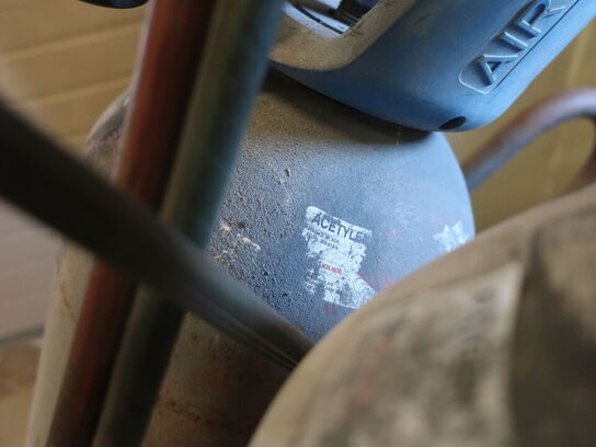 Skærebrænder inkl. stativ og flasker