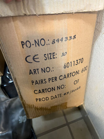 Handsker & beskyttelsesdragter (se billeder)