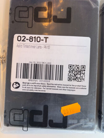 Glas til svejsehjelme RBP