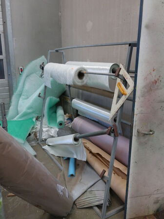 Stativ til ruller inkl. div. glasfiberruller