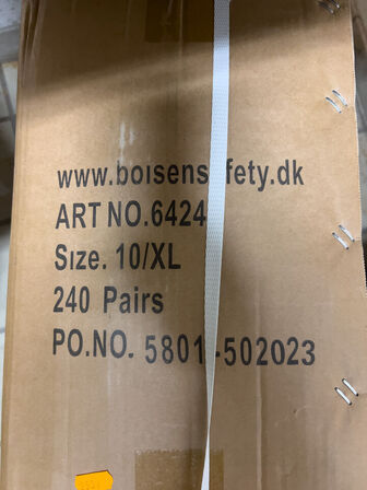 Handsker & beskyttelsesdragter (se billeder)