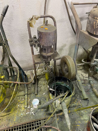 Sprøjteanlæg (mærke og model ukendt)