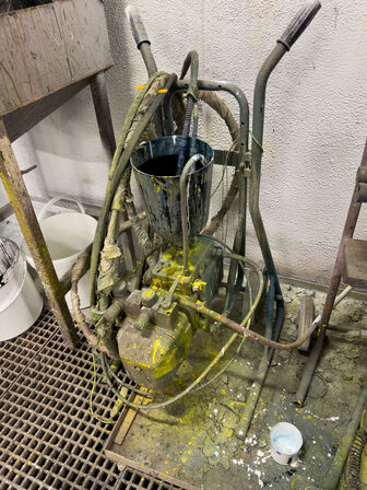 Sprøjteanlæg (mærke og model ukendt)