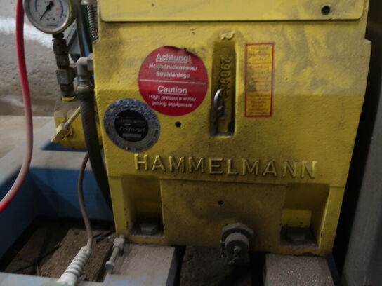 Højtryksanlæg (2000 bar) AQUATOOLS (SIHM) til vandafrensning af emner