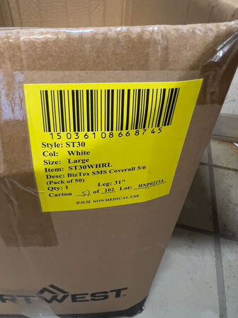 Handsker & beskyttelsesdragter (se billeder)