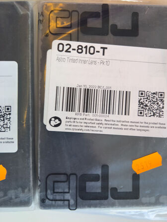 Glas til svejsehjelme RBP