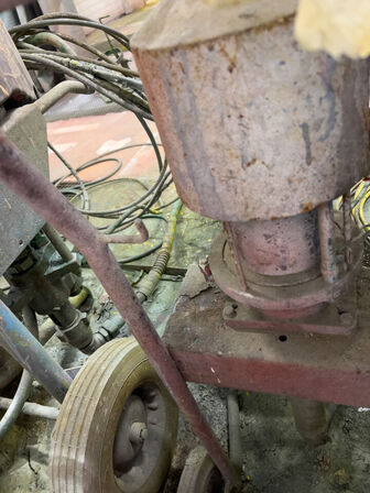 Sprøjteanlæg (mærke og model ukendt)