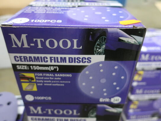 4 ks. M-TOOL keramiske slibeskiver Ø150 K240