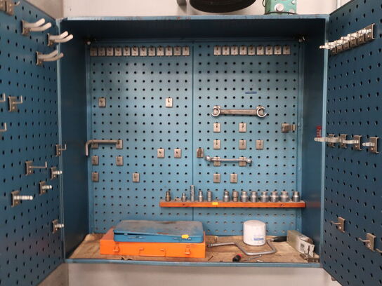 Filebænk m. skruestik m. PEDDINGTON løfter samt indhold