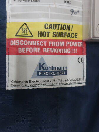 6 stk. KUHLMANN varmetæpper 0-90 grader