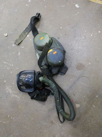 Friskluftsværn SUNDSTRÖM SR500 motor med SR200 maske